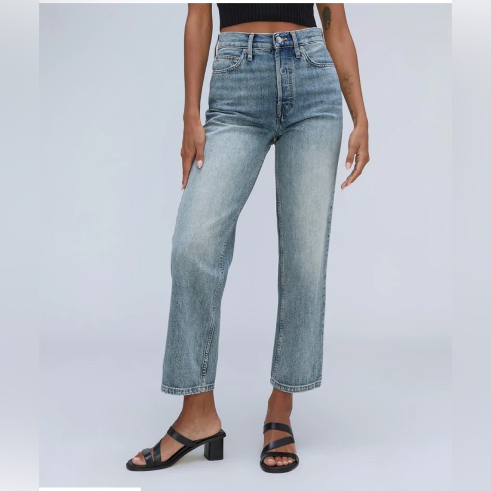 Everlane The Way High straight leg jeans - Size 27 - Excellent Condition